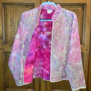 Feminine Pink Jacket size 10